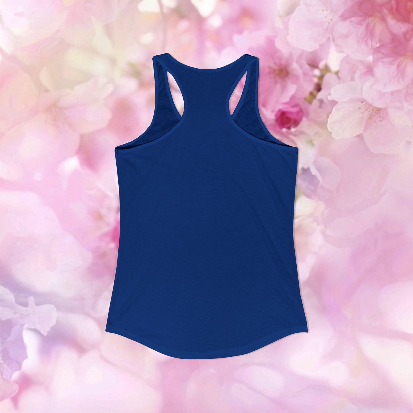 Enchanted Meadow Wreath - Bunny & Turtle Women's Racerback Tank Top