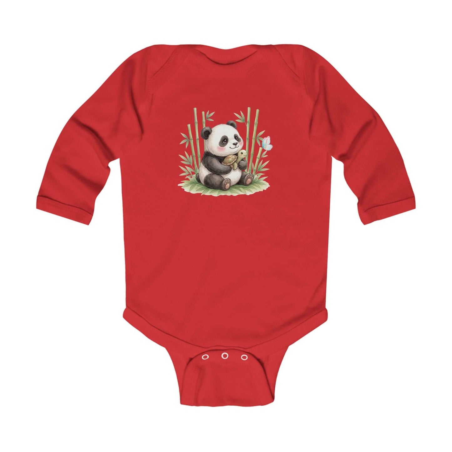 Bamboo Panda Infant Long-Sleeve Bodysuit