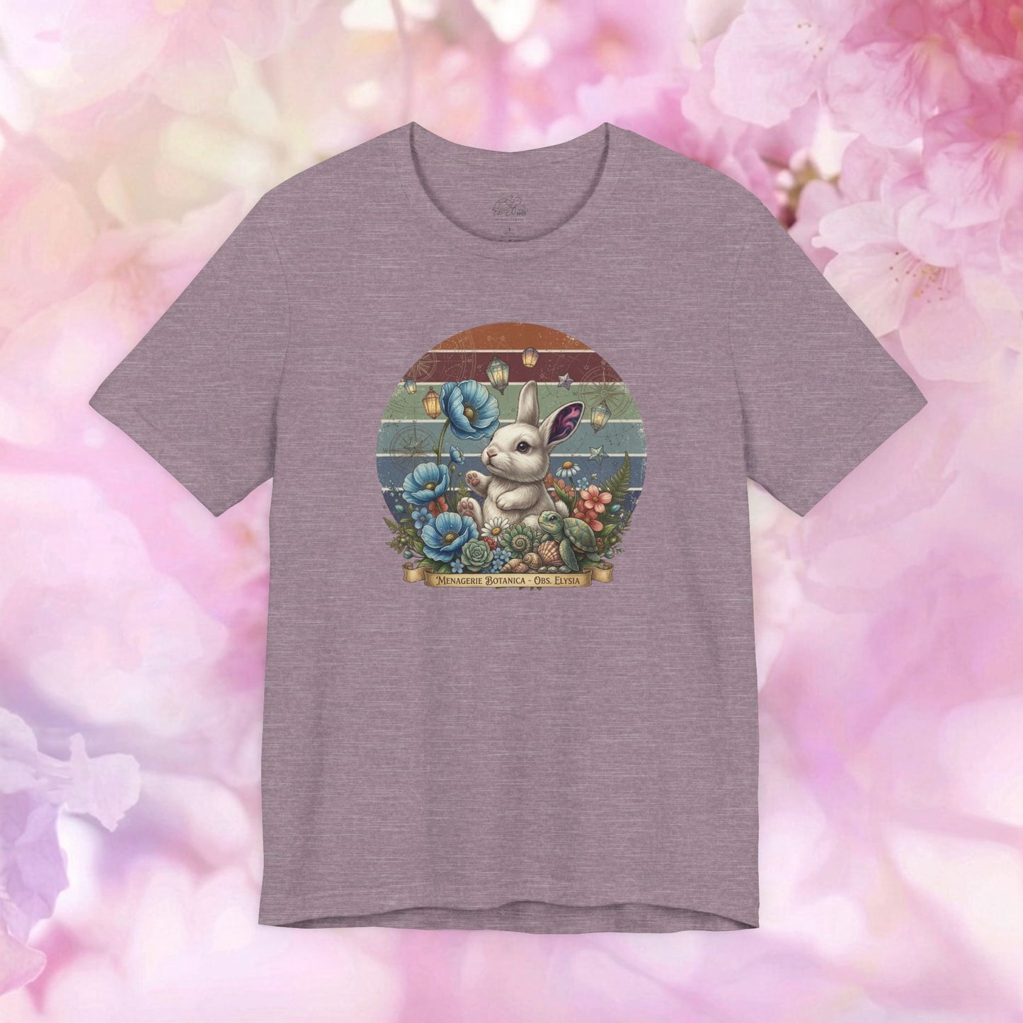 Menagerie Botanica Bunny & Turtle - Unisex Jersey Tee