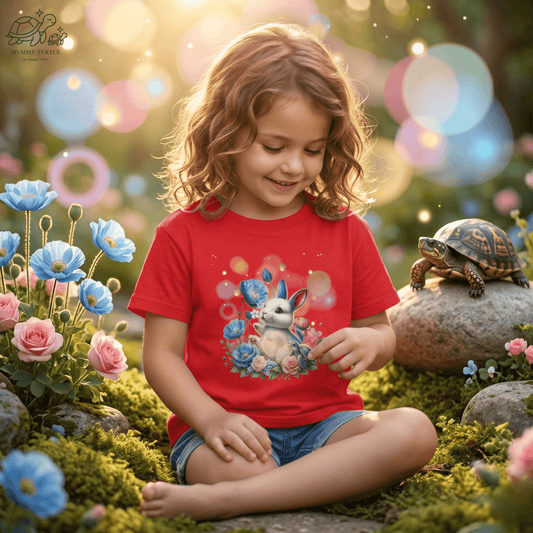 Lantern Festival Bunny - Kids Fine Jersey Tee
