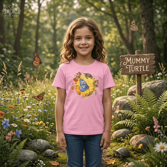 Moon Butterfly Kids Fine Jersey Tee