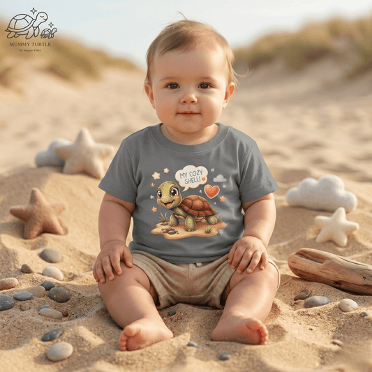 Cozy Shell Infant Fine Jersey Tee