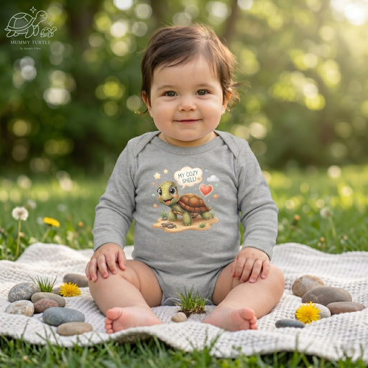 My Cozy Shell Snuggle - Infant Long-Sleeve Bodysuit