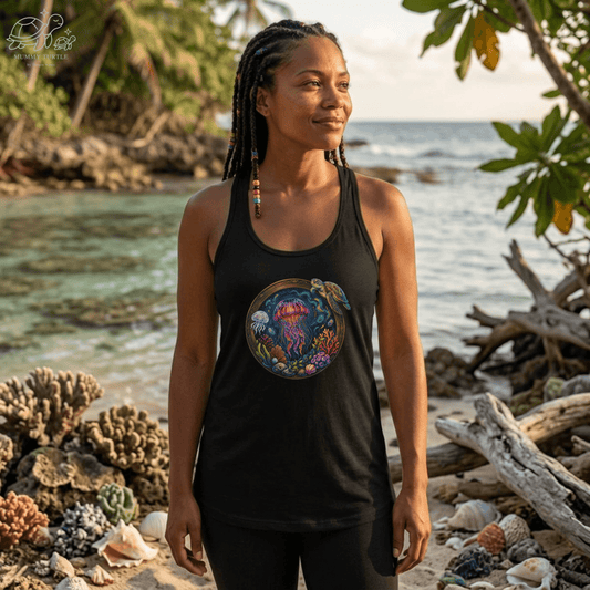Cosmic Jelly Women's Racerback Tank Top
