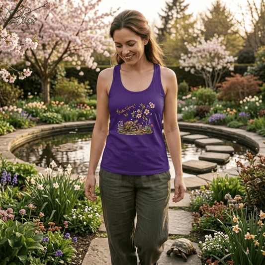 Hello Spring Women's Racerback Tank Top