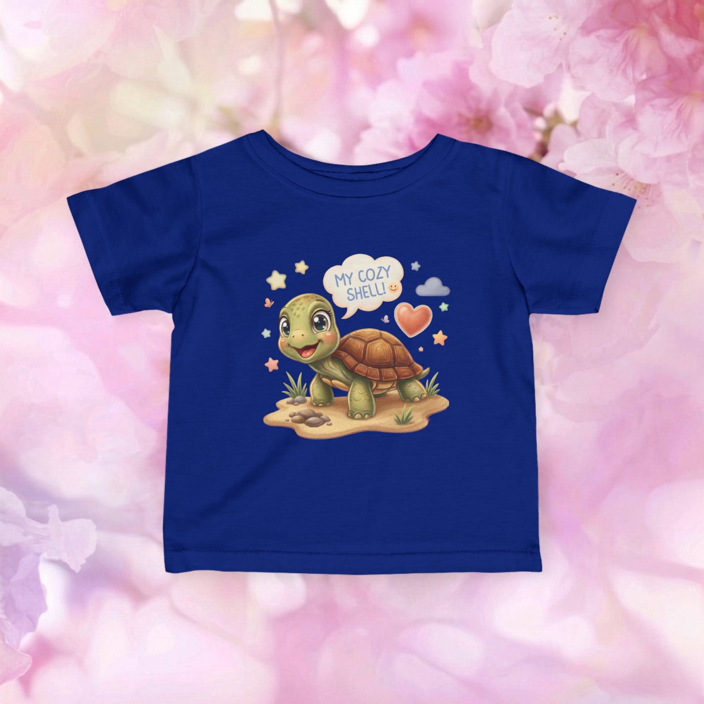 "My Cozy Shell" Little Turtle - Infant Fine Jersey Tee