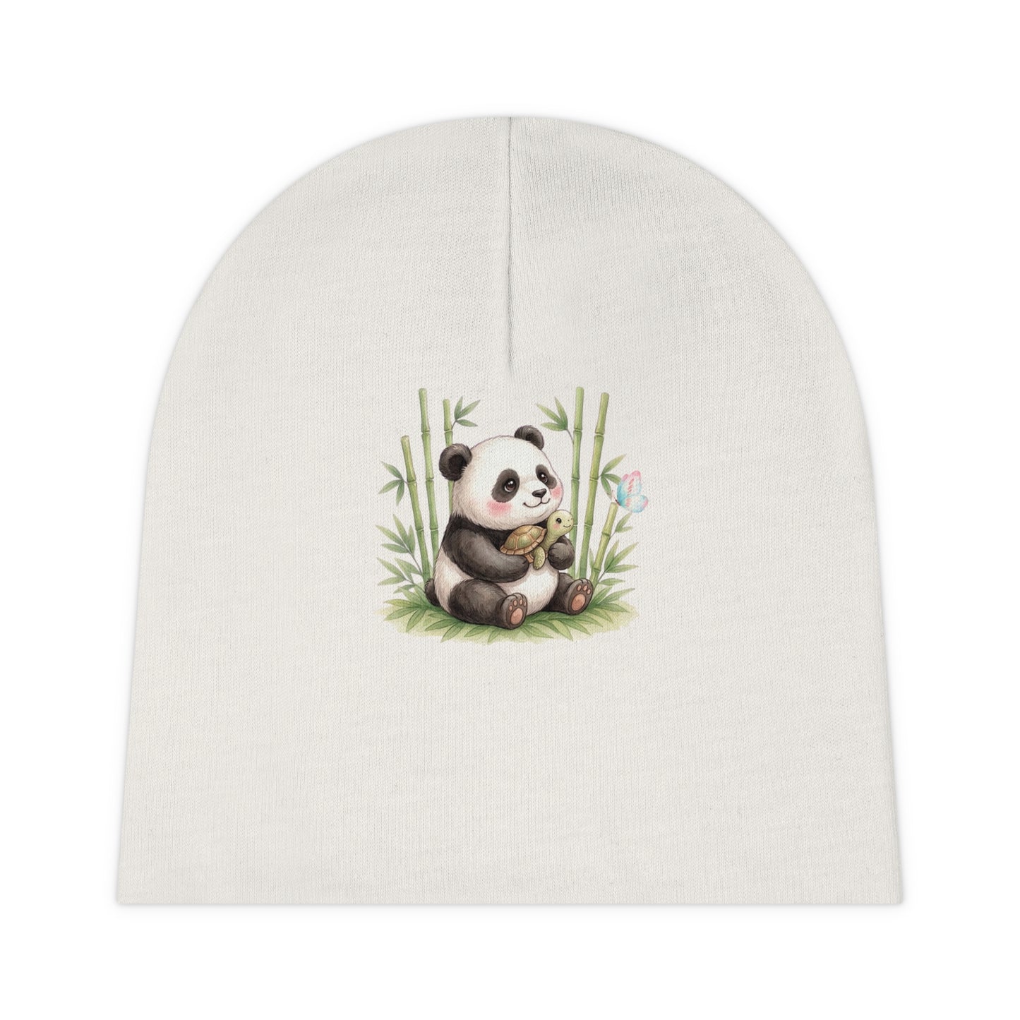 Bamboo Snuggles Panda & Turtle – Infant Beanie