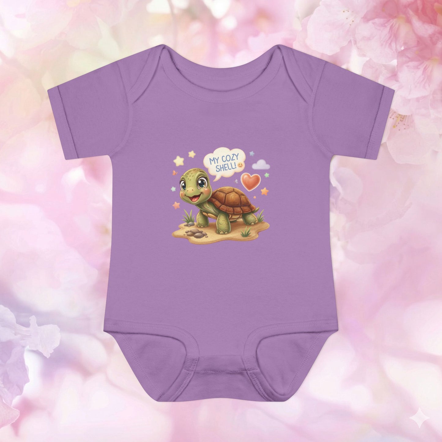 My Cozy Shell - Cute Turtle Infant Baby Bodysuit