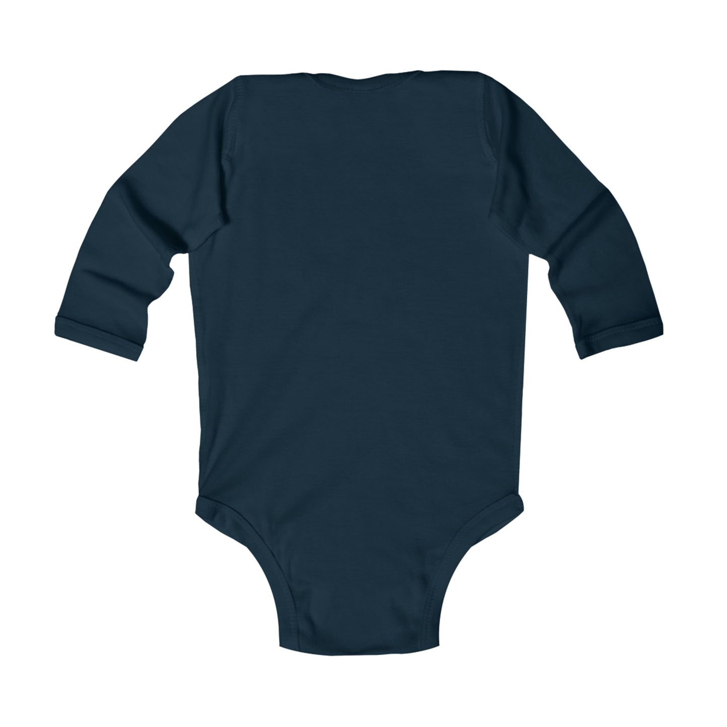 Blue Bunny Blossom Hop - Infant Long-Sleeve Bodysuit