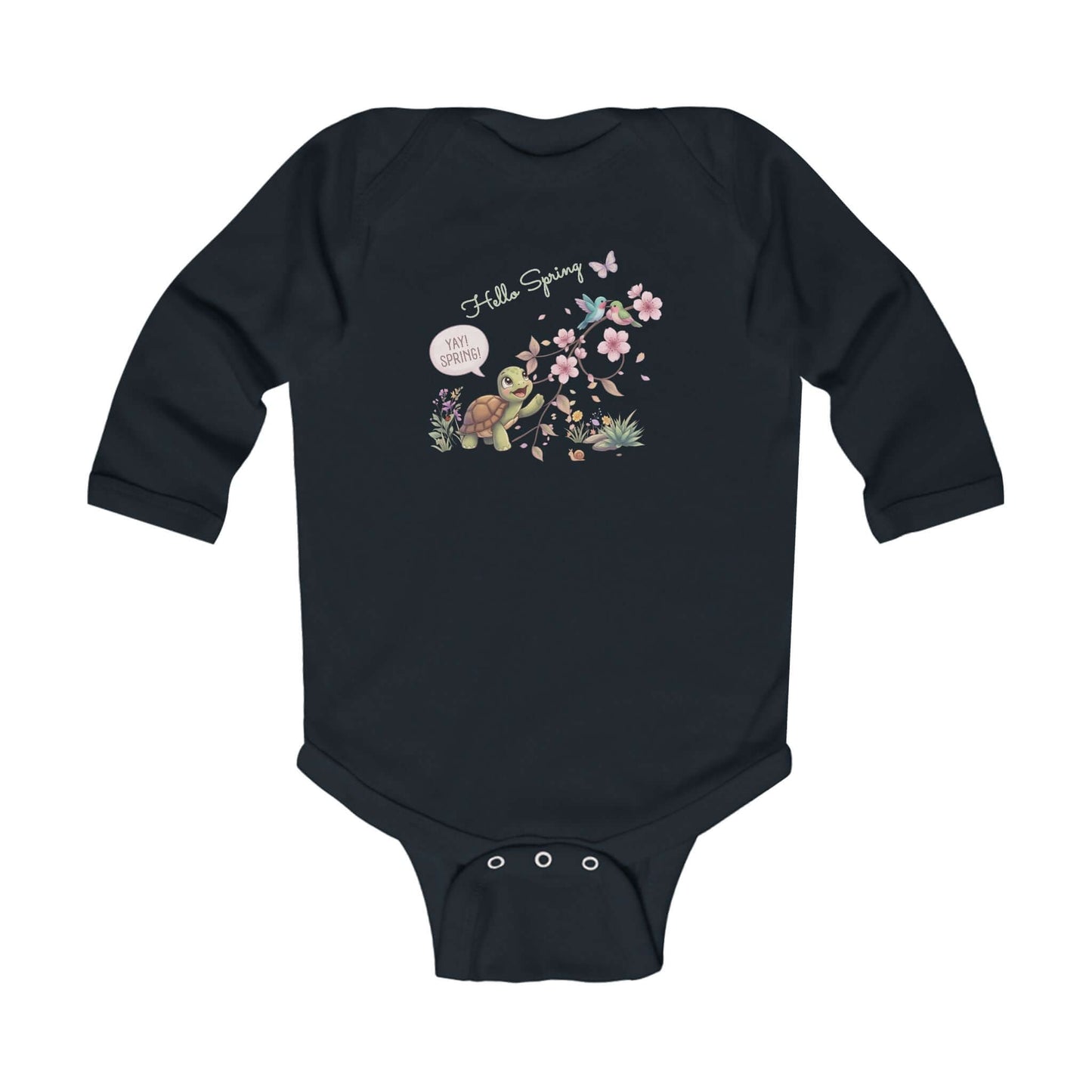 Hello Spring Infant Long-Sleeve Bodysuit