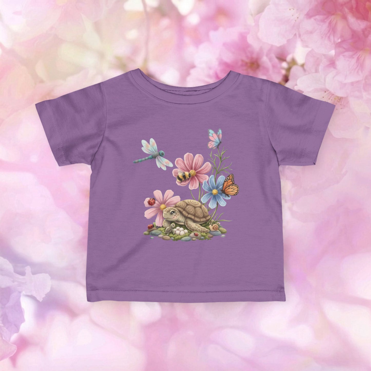 Garden Discoveries Turtle & Friends -  Infant Fine Jersey Tee