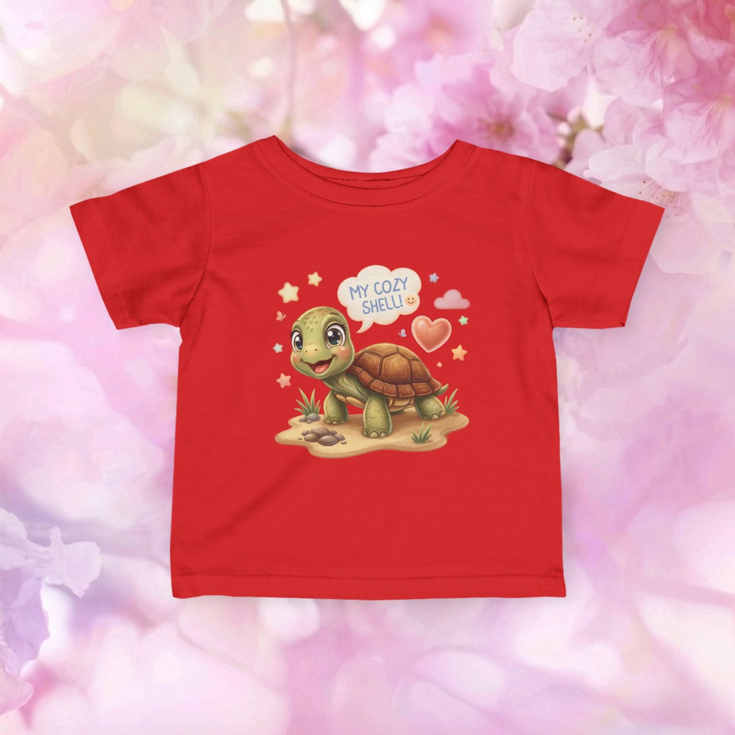"My Cozy Shell" Little Turtle - Infant Fine Jersey Tee