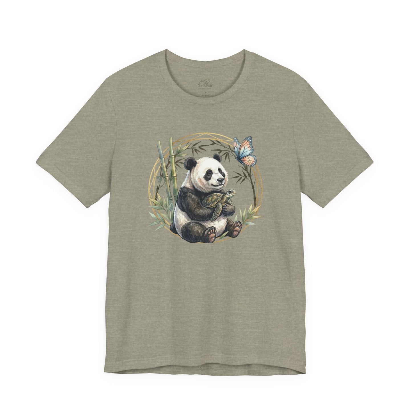 Bamboo Snuggles Panda & Turtle - Unisex Jersey Tee