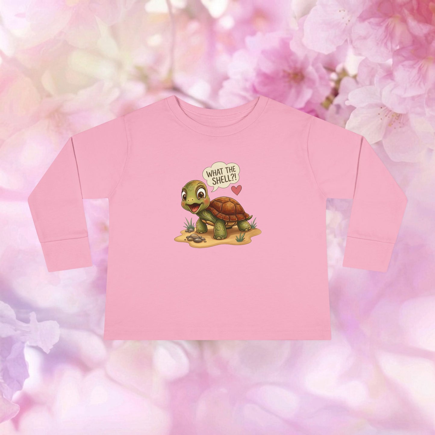 Cozy Wonders What The Shell?! – Toddler Long-Sleeve Tee