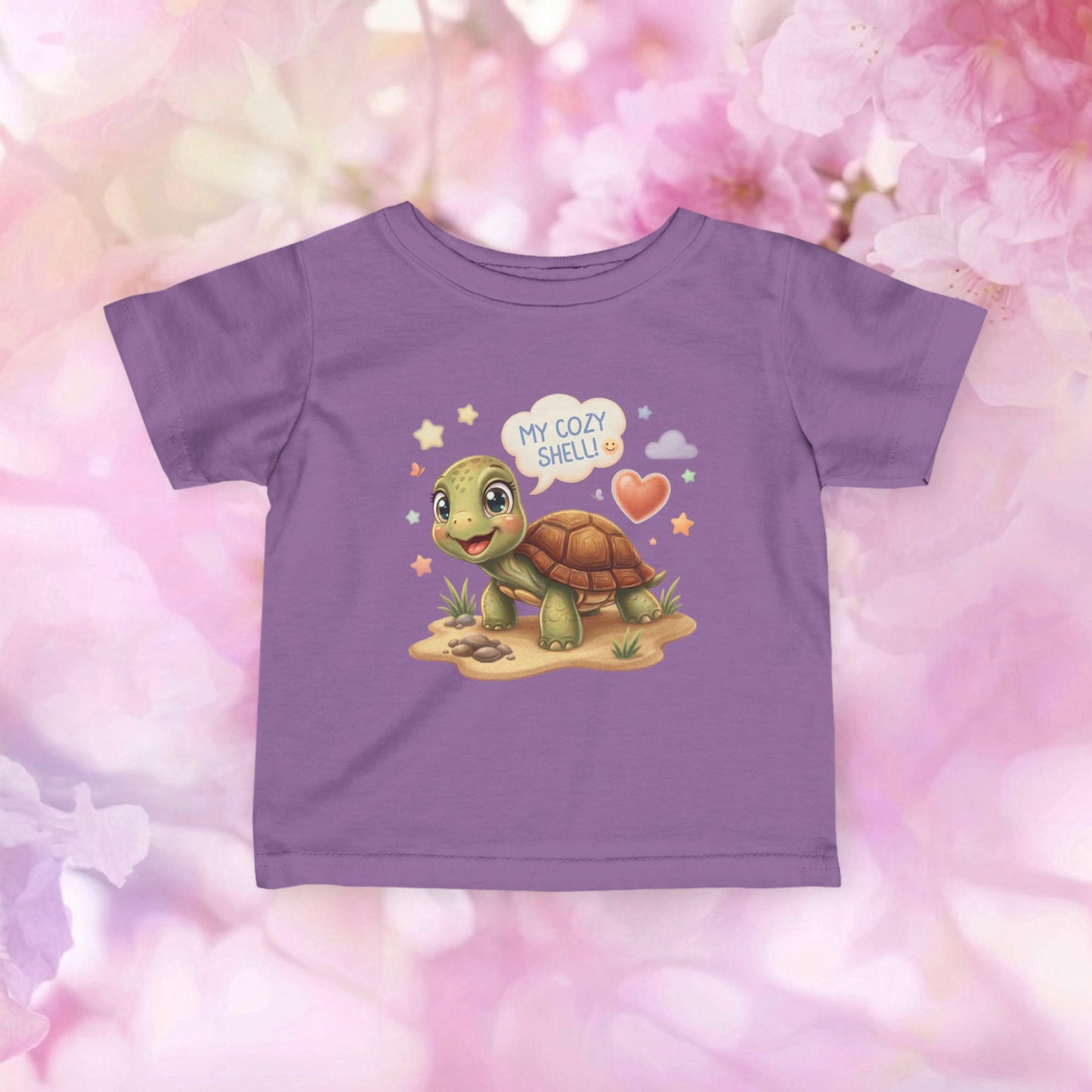 "My Cozy Shell" Little Turtle - Infant Fine Jersey Tee