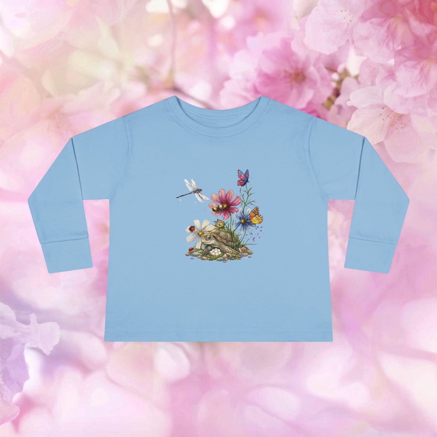 Garden Discoveries Turtle & Friends – Toddler Long-Sleeve Tee