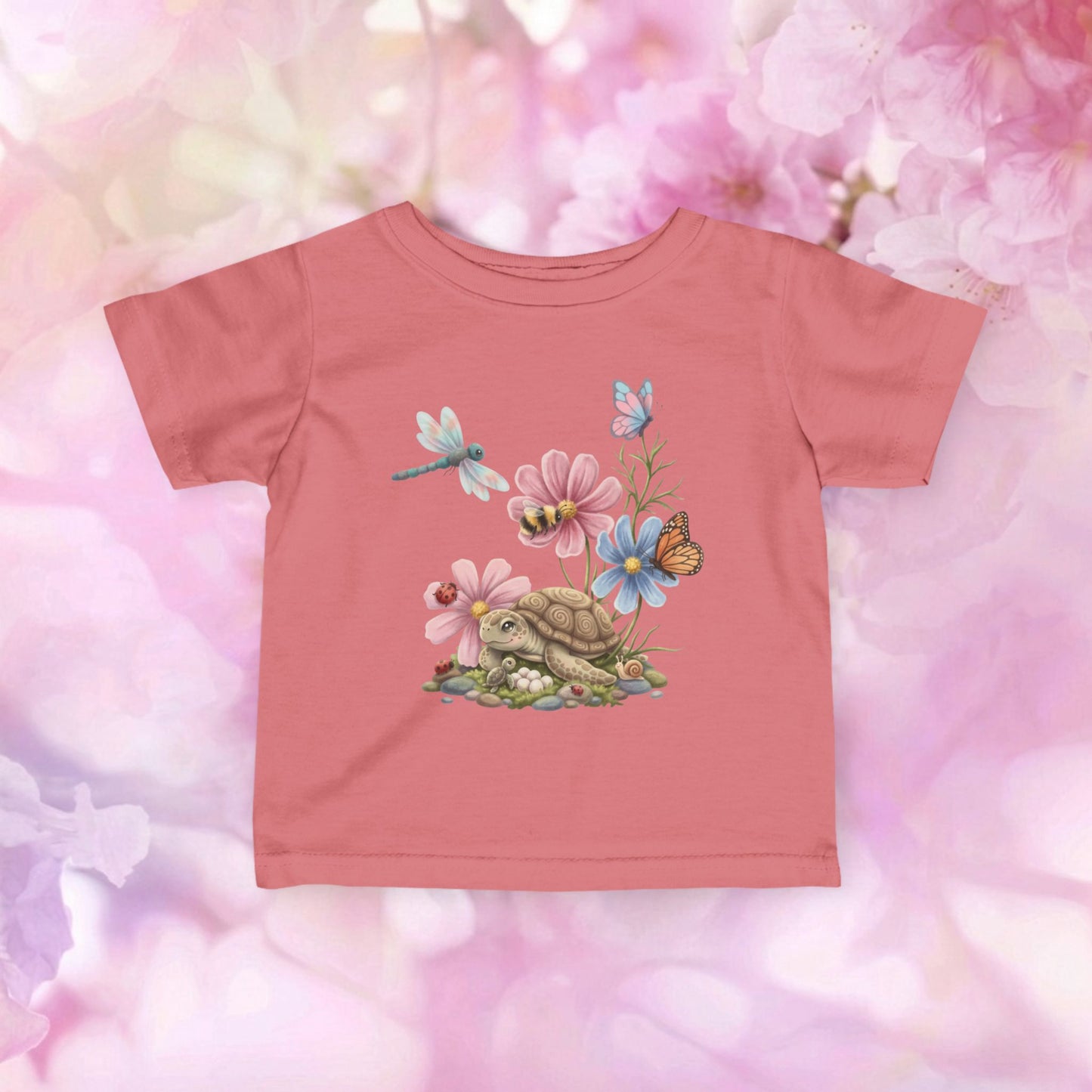 Garden Discoveries Turtle & Friends -  Infant Fine Jersey Tee