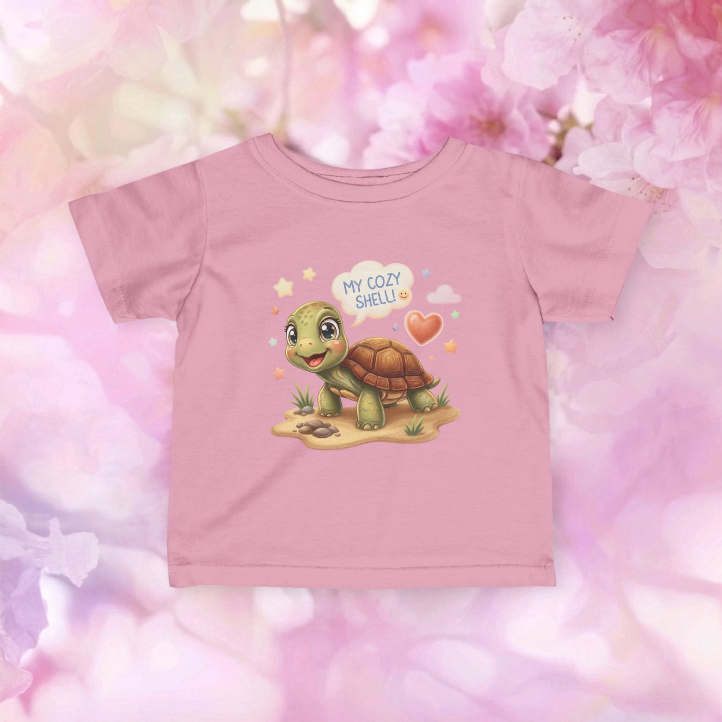 "My Cozy Shell" Little Turtle - Infant Fine Jersey Tee