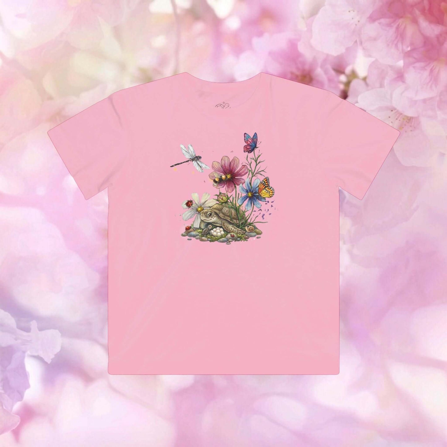 Blossom Turtle Kids Fine Jersey Tee