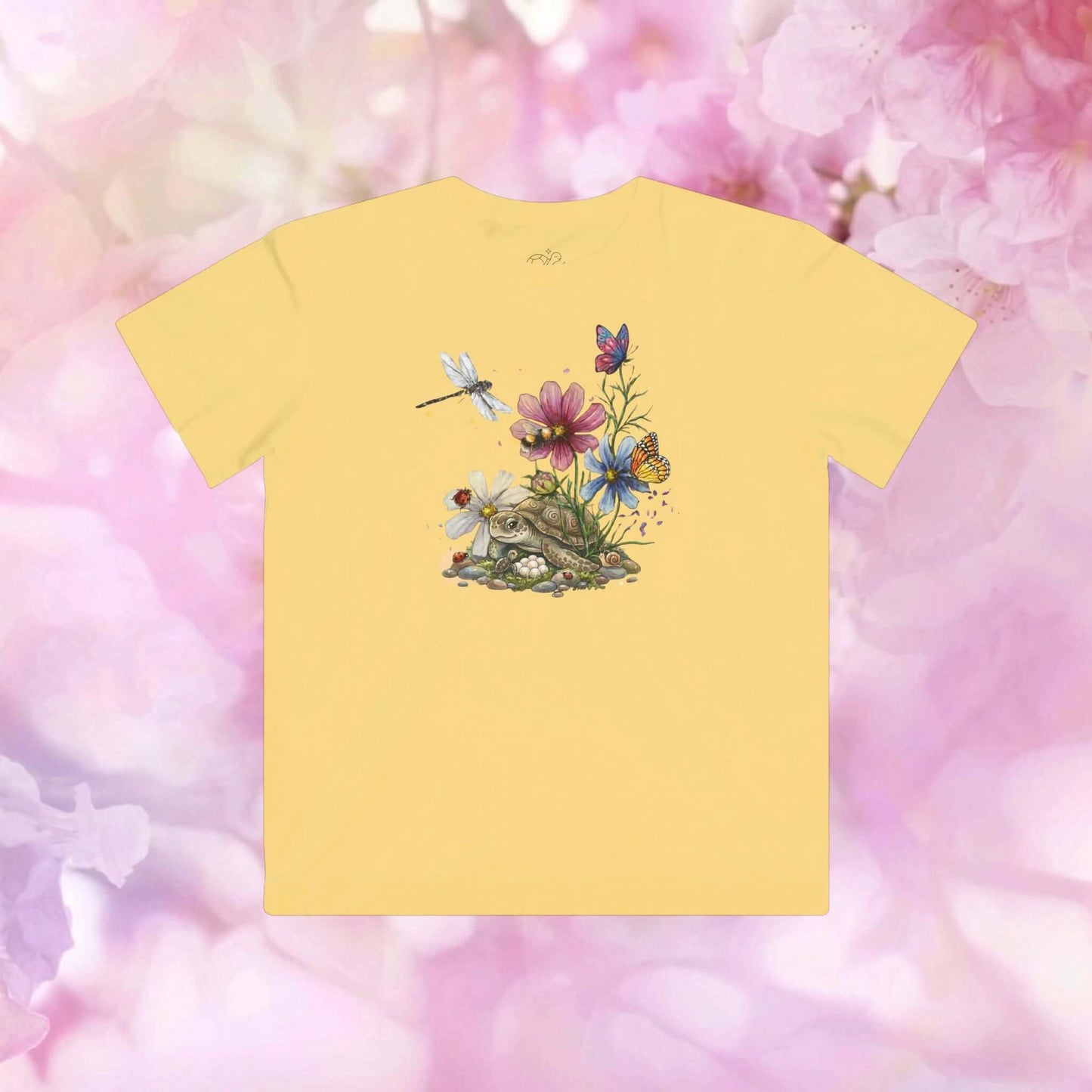 Blossom Turtle Kids Fine Jersey Tee