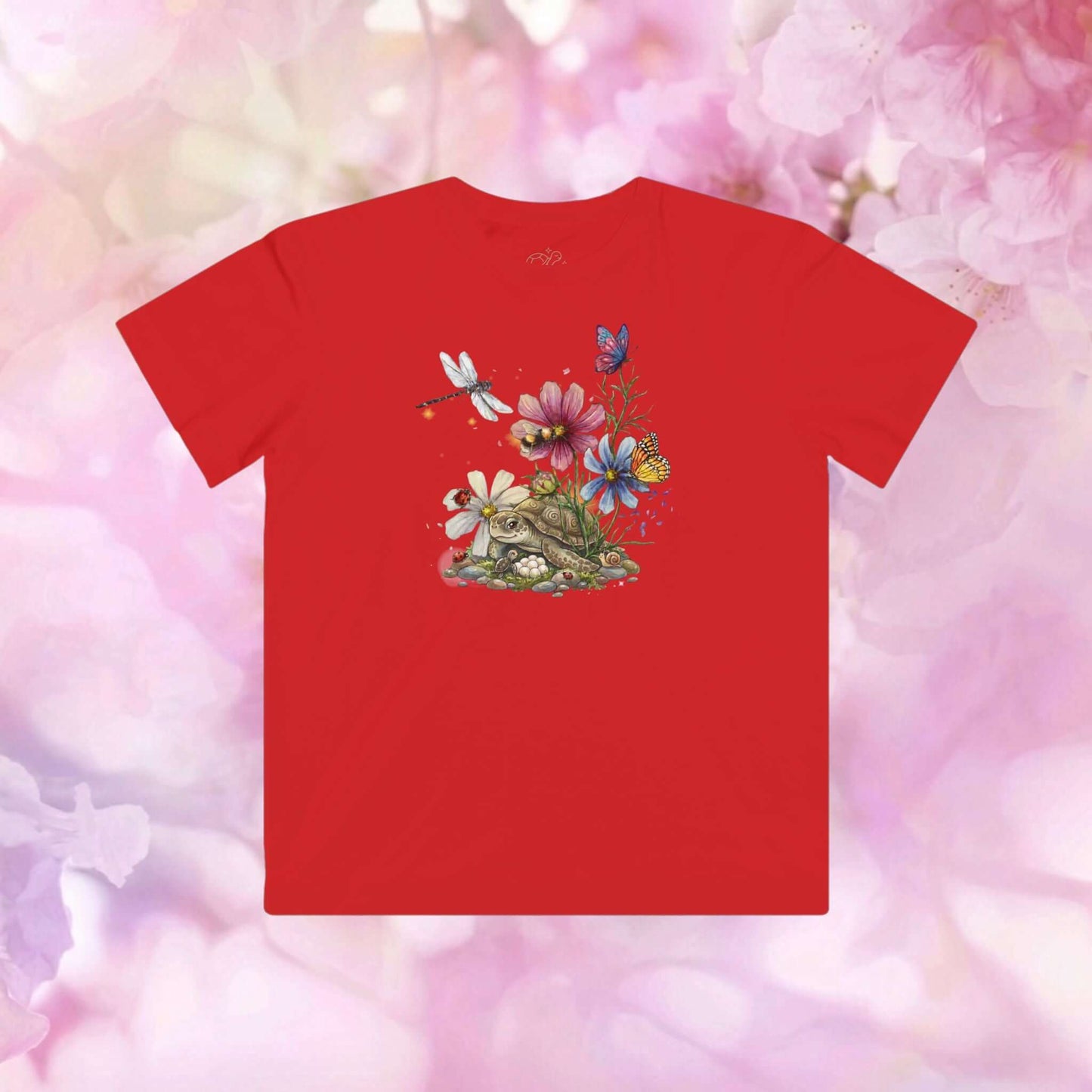 Blossom Turtle Kids Fine Jersey Tee