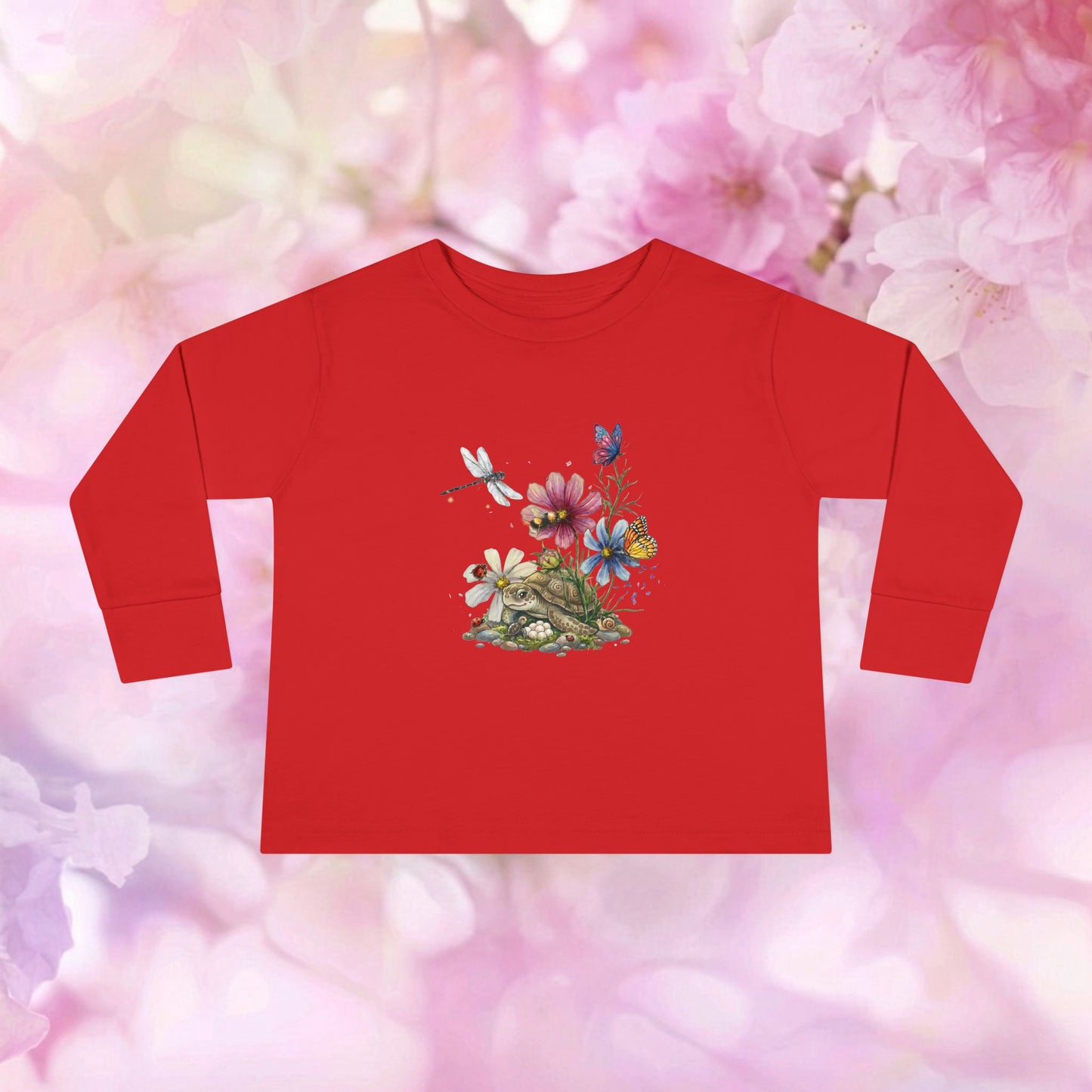 Garden Discoveries Turtle & Friends – Toddler Long-Sleeve Tee