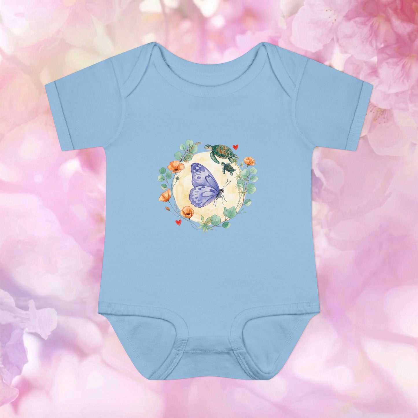 Butterfly & Garden Friends - Infant Baby Bodysuit