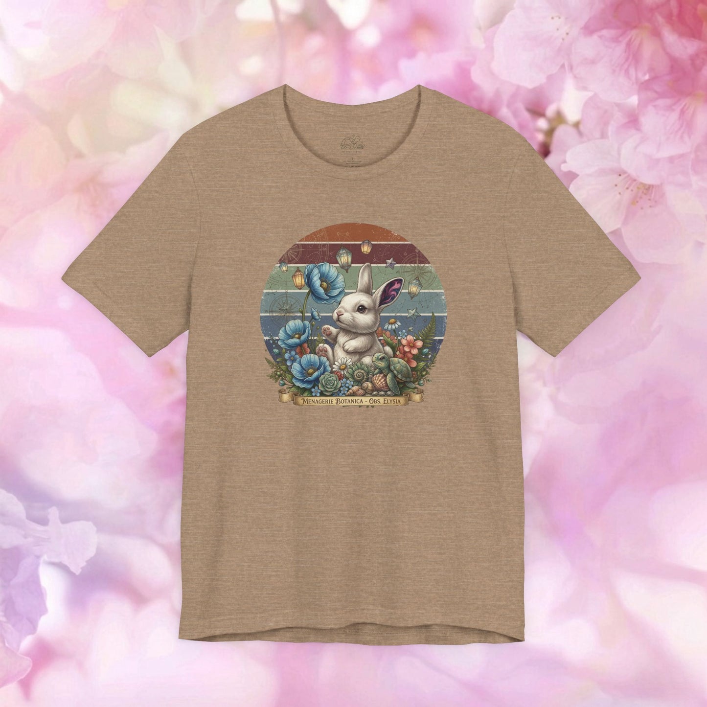 Menagerie Botanica Bunny & Turtle - Unisex Jersey Tee