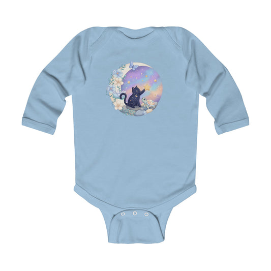 Starlight Wishes Celestial Cat & Turtle - Infant Long-Sleeve Bodysuit