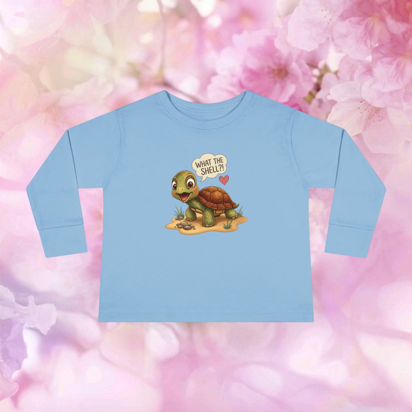 Cozy Wonders What The Shell?! – Toddler Long-Sleeve Tee