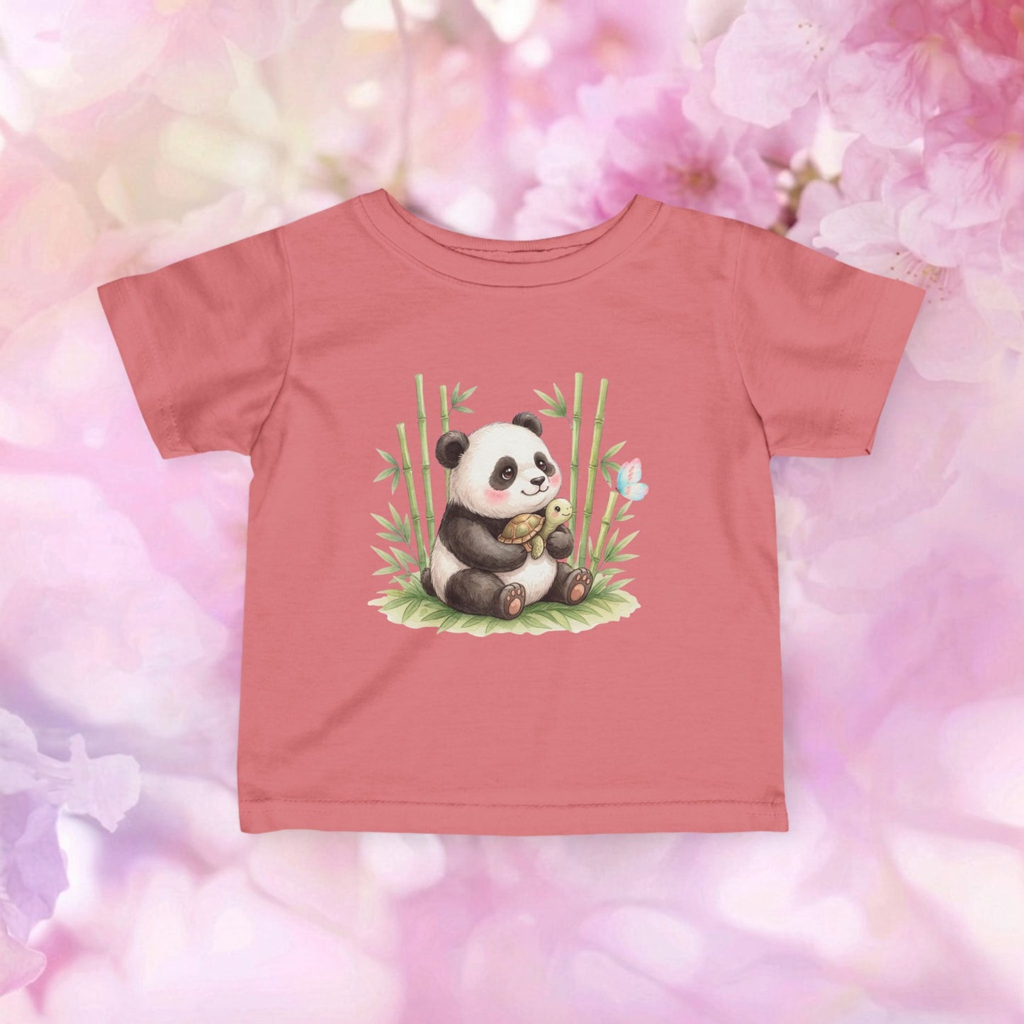 Bamboo Snuggles Panda & Turtle - Infant Fine Jersey Tee
