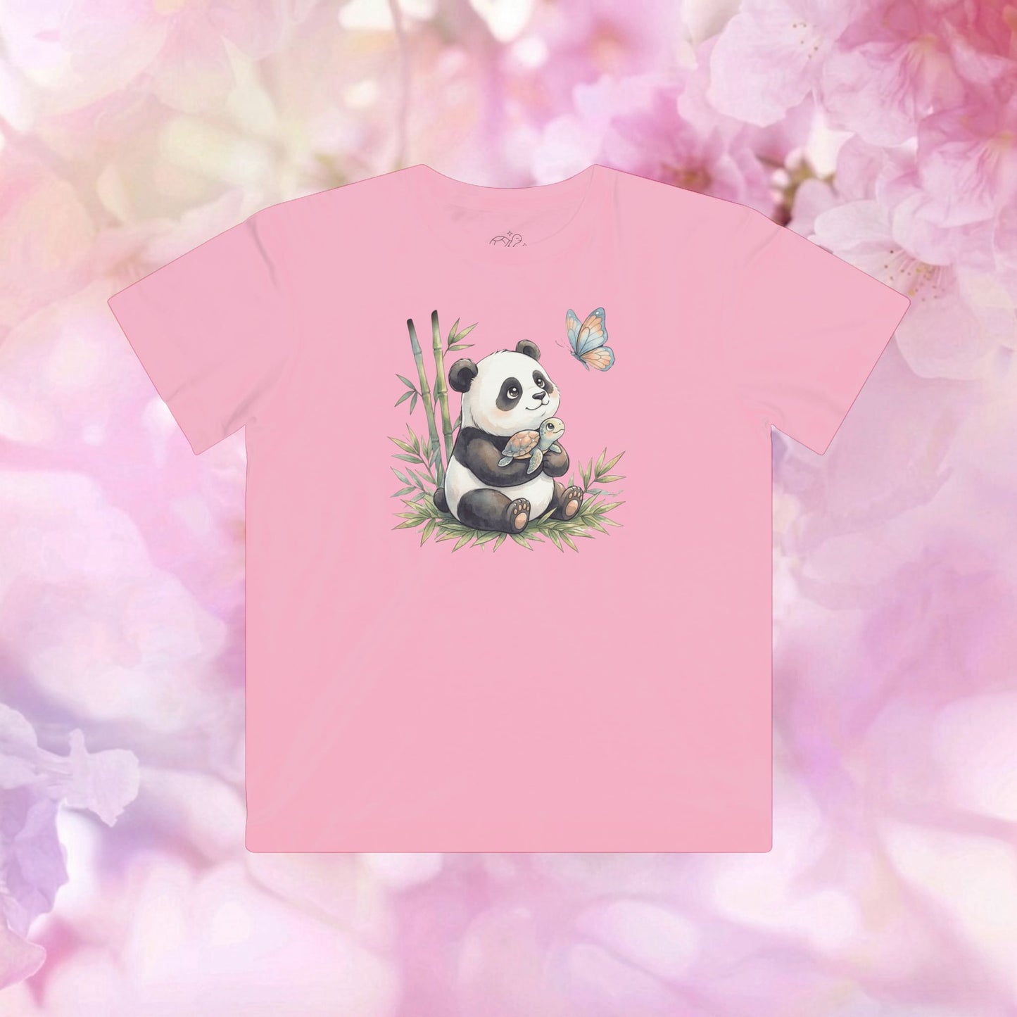 Bamboo Snuggles Panda & Turtle - Kids Fine Jersey Tee