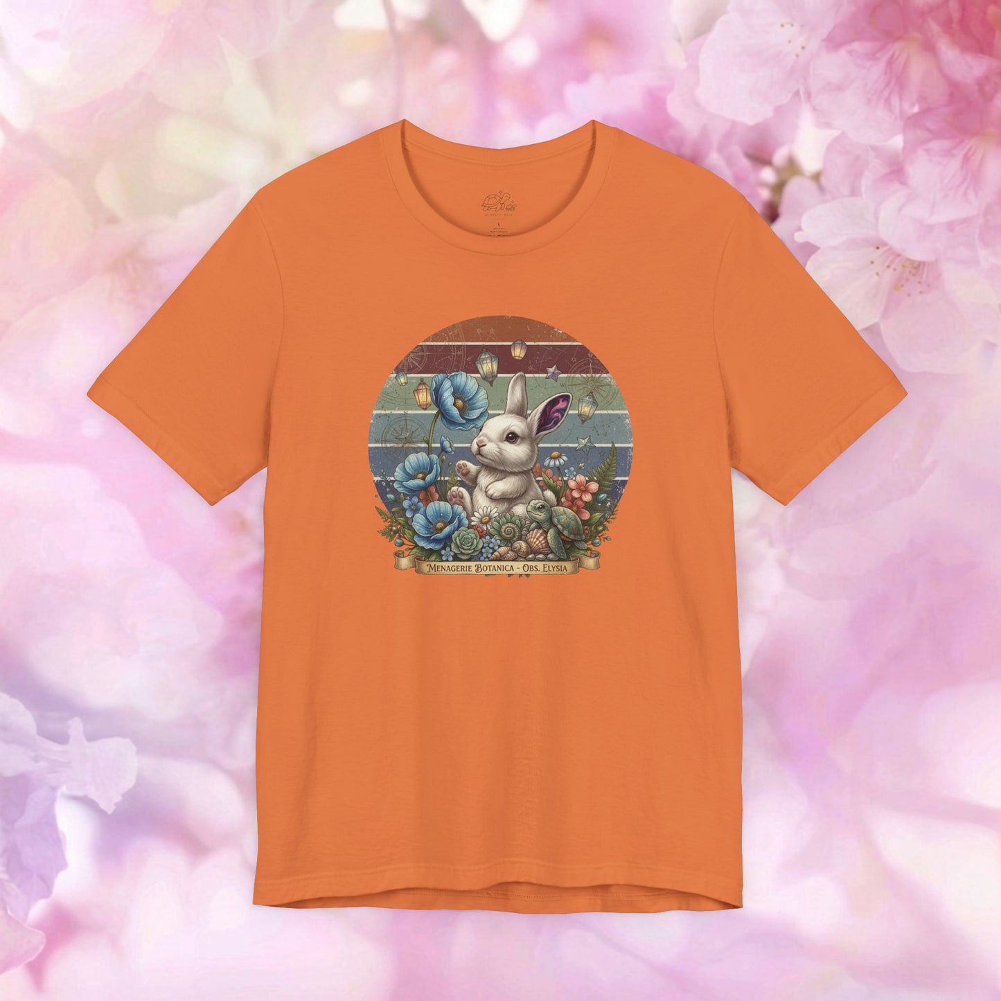 Menagerie Botanica Bunny & Turtle - Unisex Jersey Tee