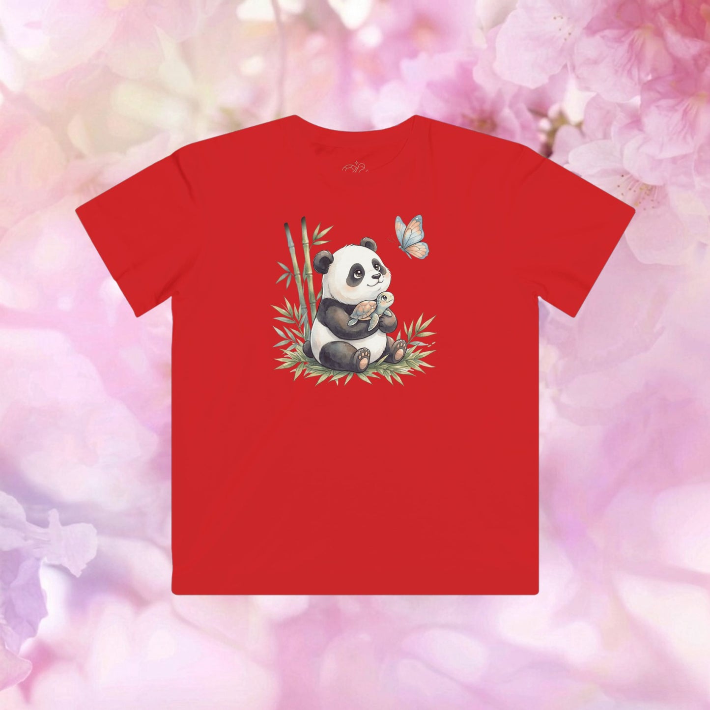 Bamboo Snuggles Panda & Turtle - Kids Fine Jersey Tee