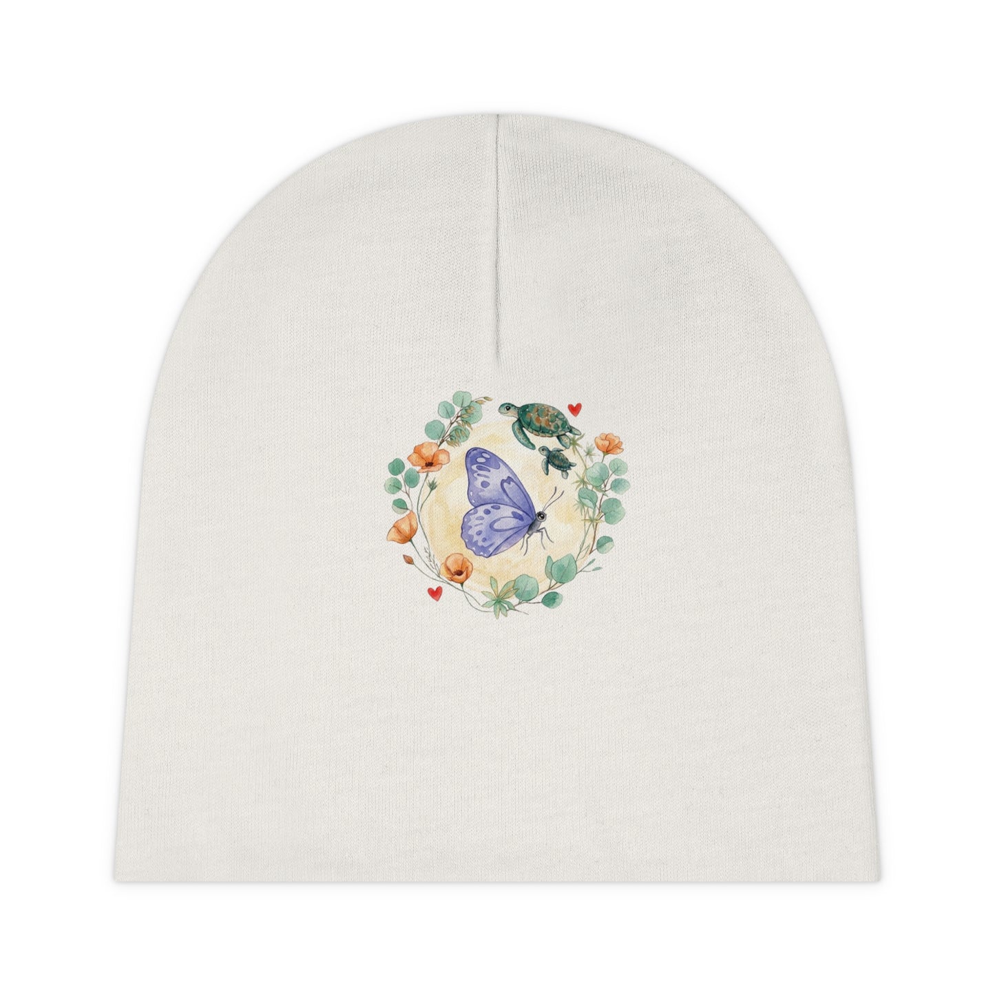 Butterfly Flutter & Little Turtles – Infant Beanie