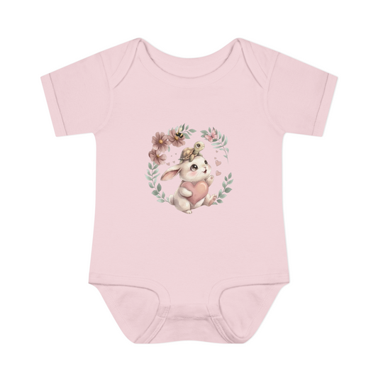 Bunny Rides & Heartfelt Hops - Bunny & Turtle Bestie Bodysuit