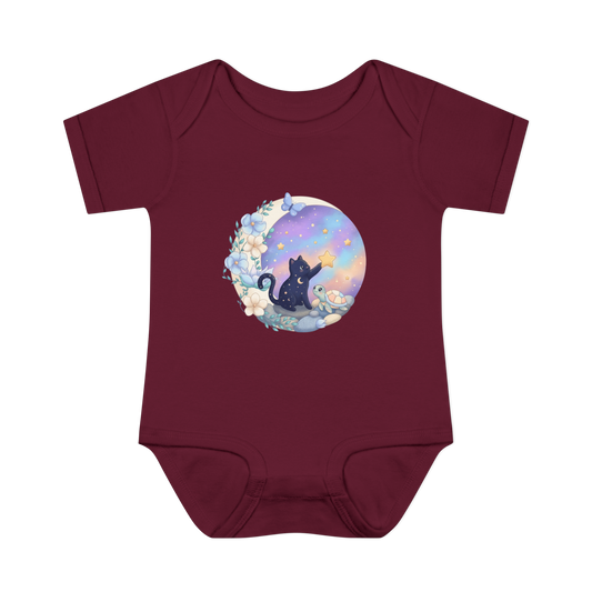 Starlight Wishes Cat & Turtle - Infant Baby Bodysuit