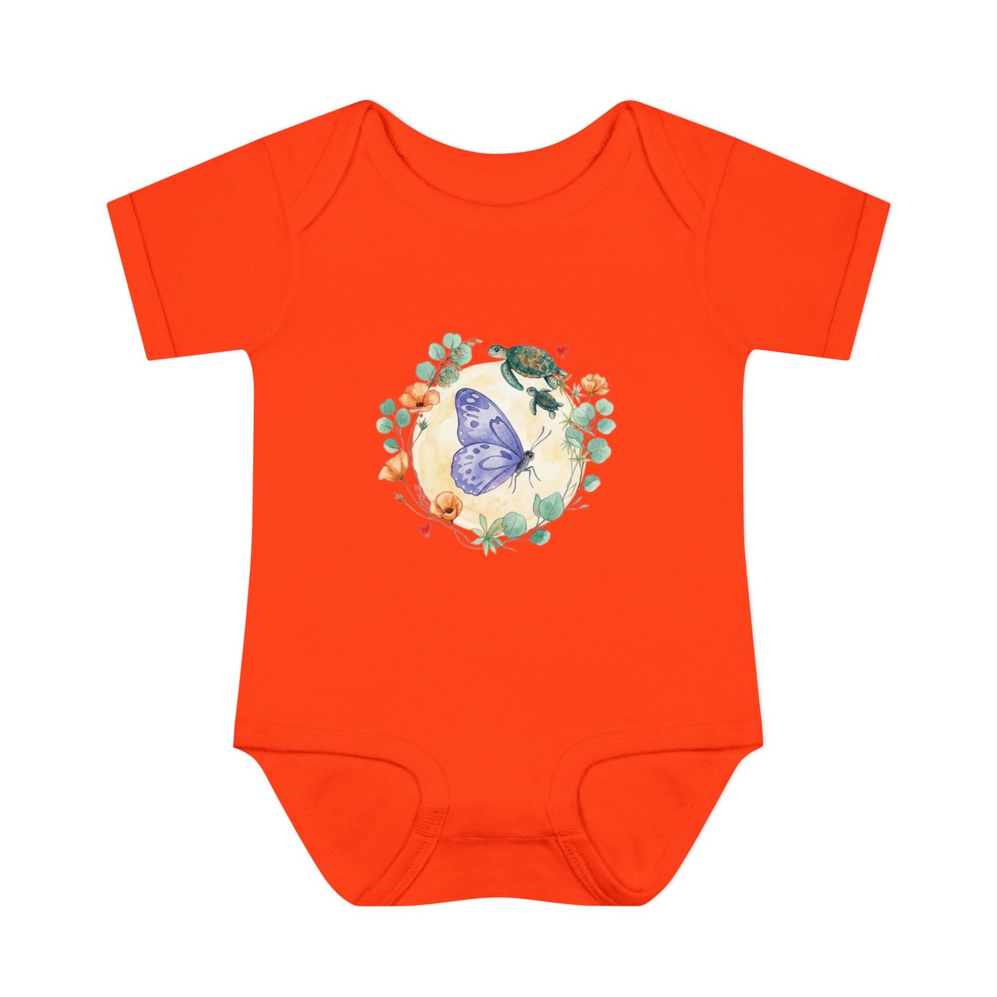 Butterfly & Garden Friends - Infant Baby Bodysuit