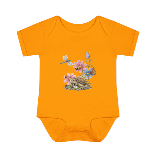 Garden Discoveries Turtle & Friends - Infant Baby Bodysuit