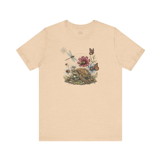 Garden Discoveries Turtle & Friends - Unisex Jersey Tee