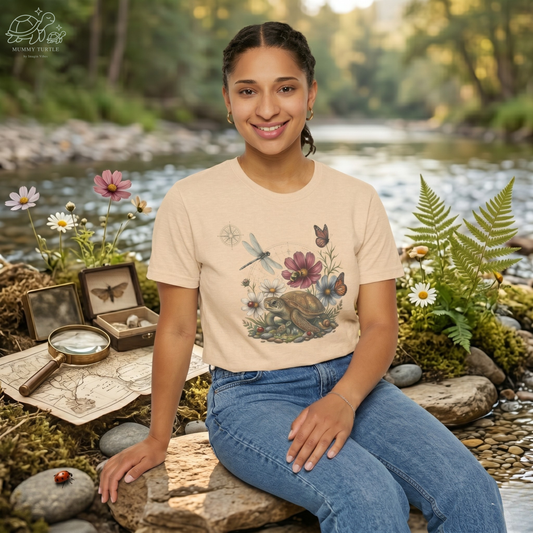 Garden Discoveries Turtle & Friends - Unisex Jersey Tee