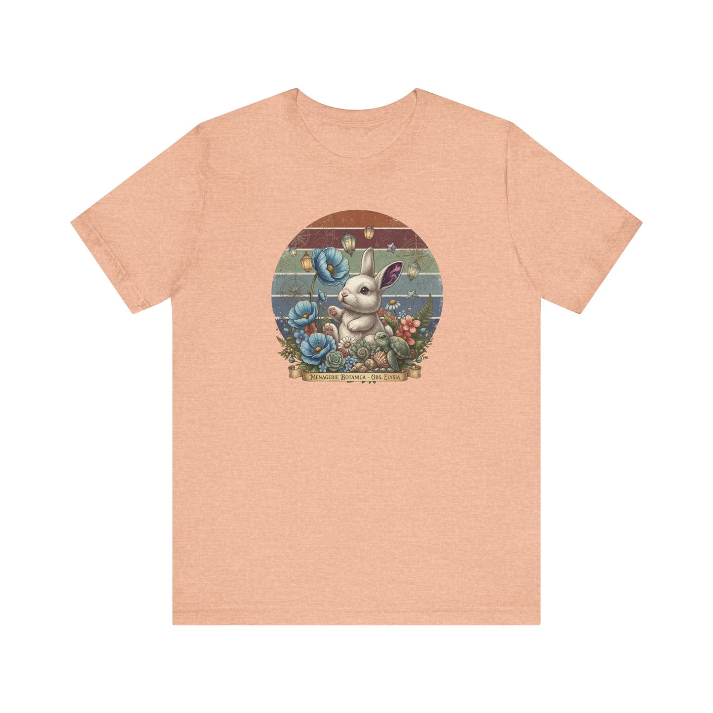 Menagerie Botanica Bunny & Turtle - Unisex Jersey Tee