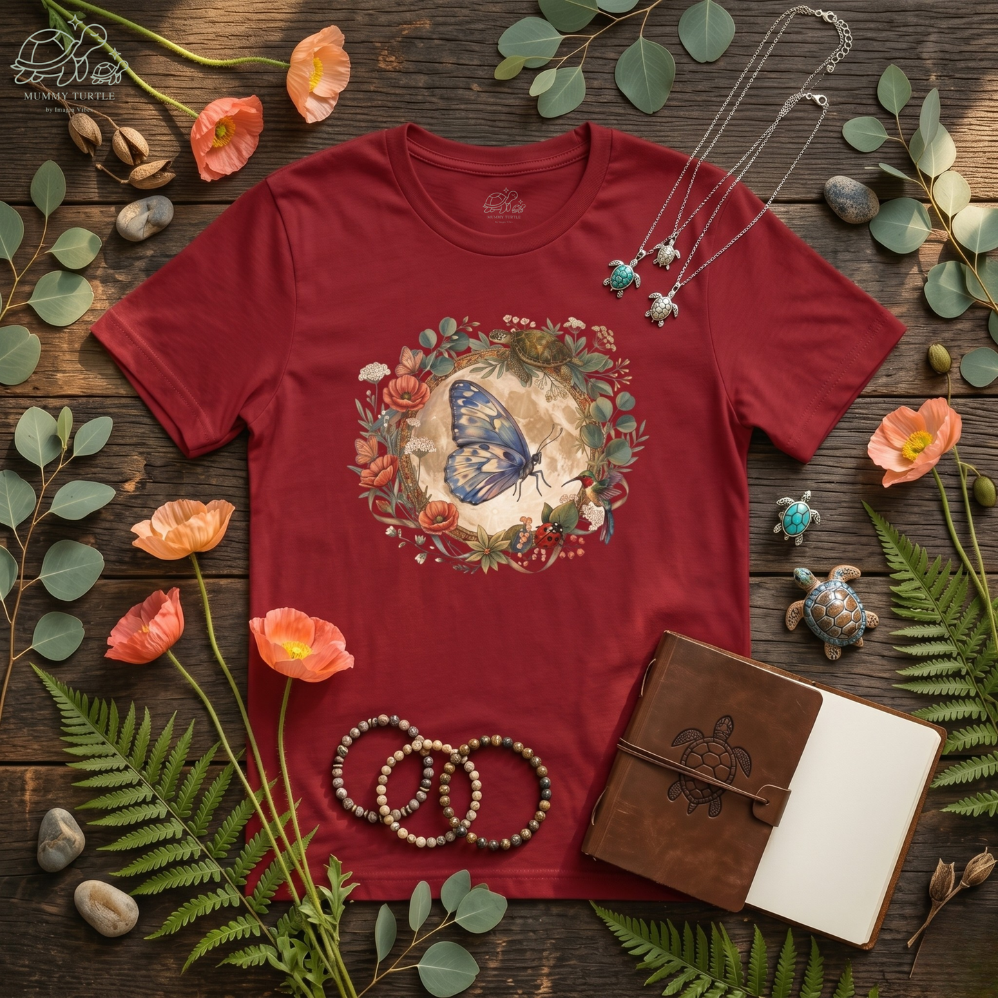 Butterfly Moon Garden - Unisex Jersey Tee