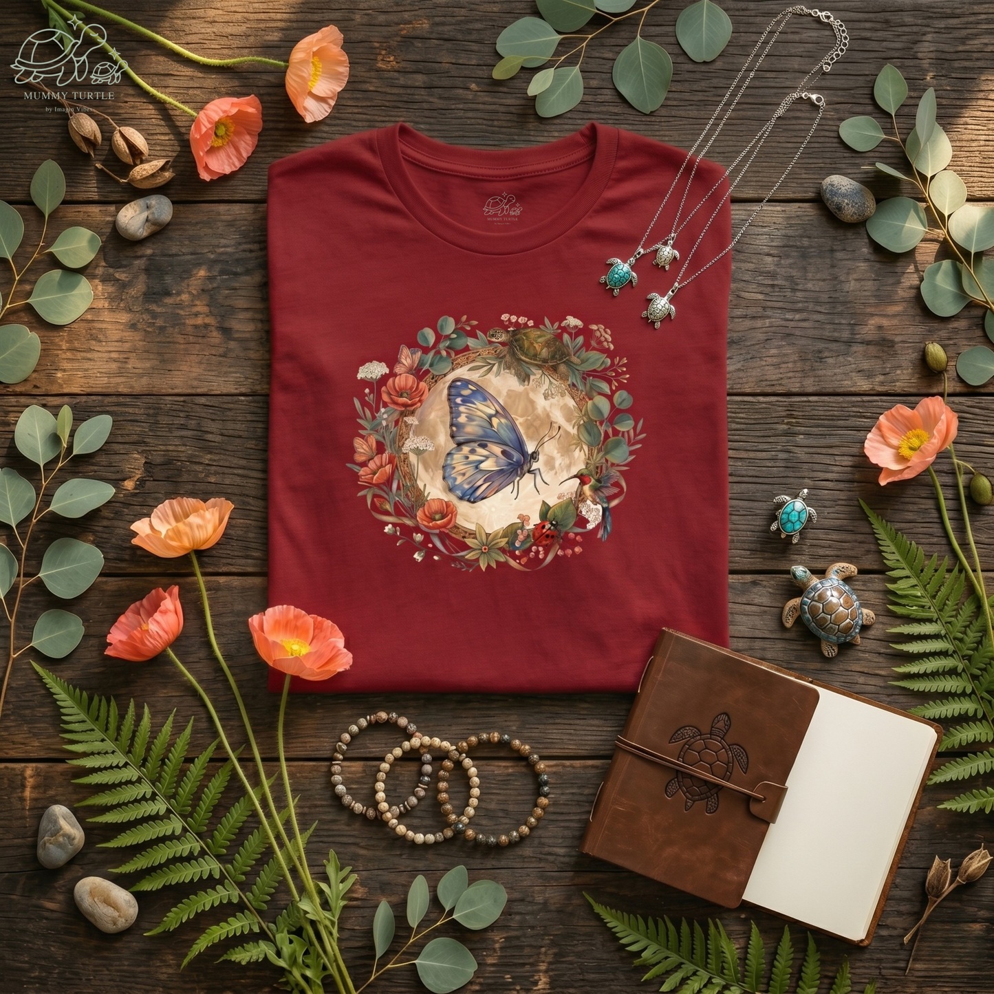 Butterfly Moon Garden - Unisex Jersey Tee