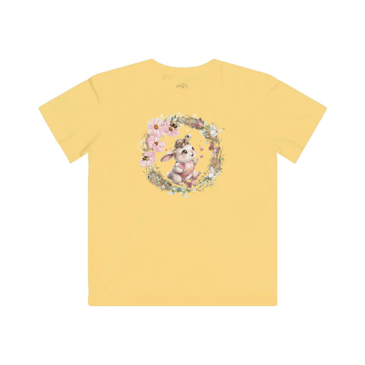 Garden Heart Snuggles Bunny & Turtle - Kids Fine Jersey Tee