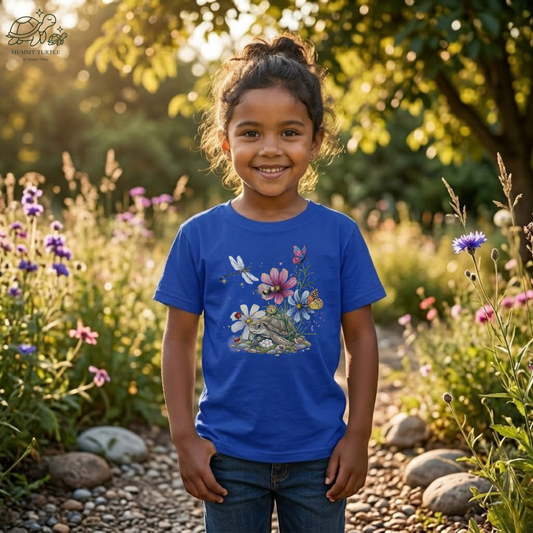 Garden Discoveries Turtle & Friends - Kids Fine Jersey Tee