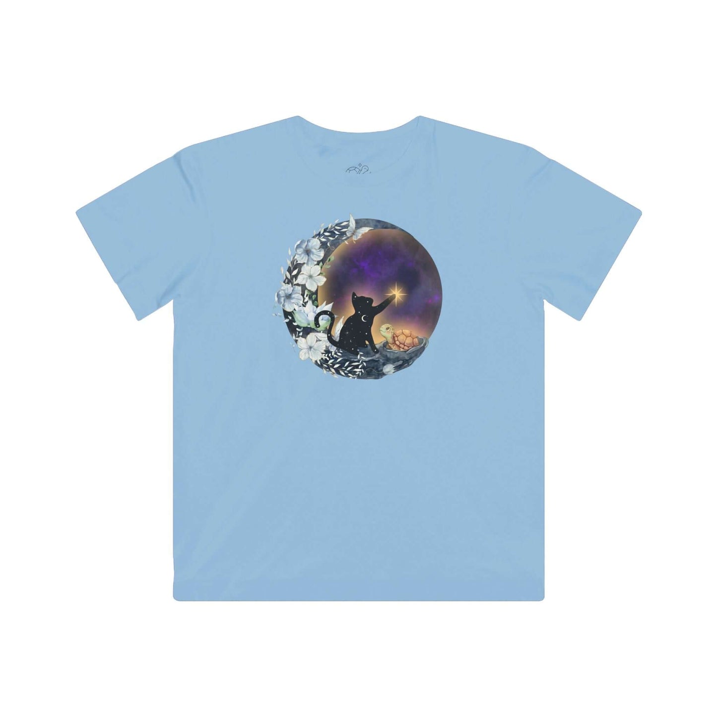Celestial Cat Kids Fine Jersey Tee
