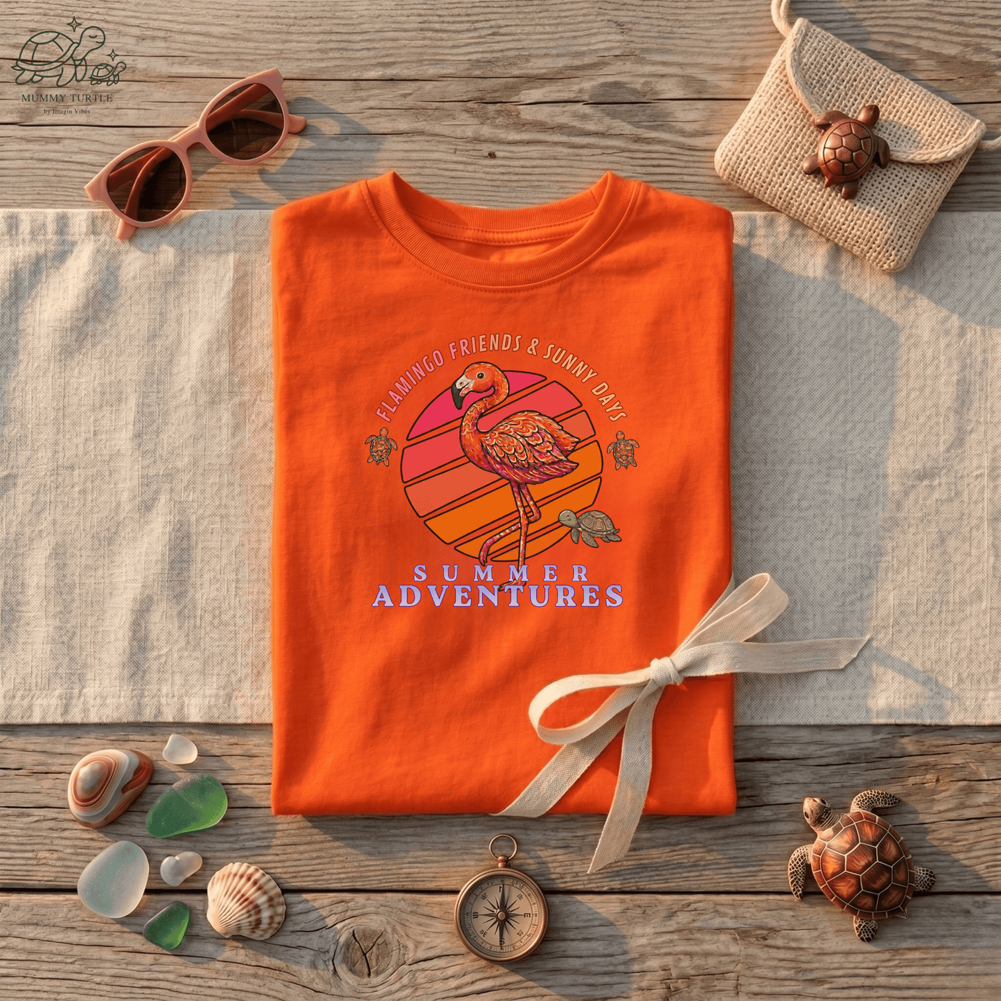 Summer Adventure Kids Fine Jersey Tee