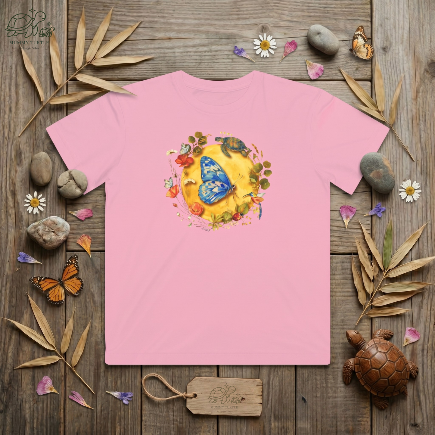 Butterfly Moon Garden - Kids Fine Jersey Tee