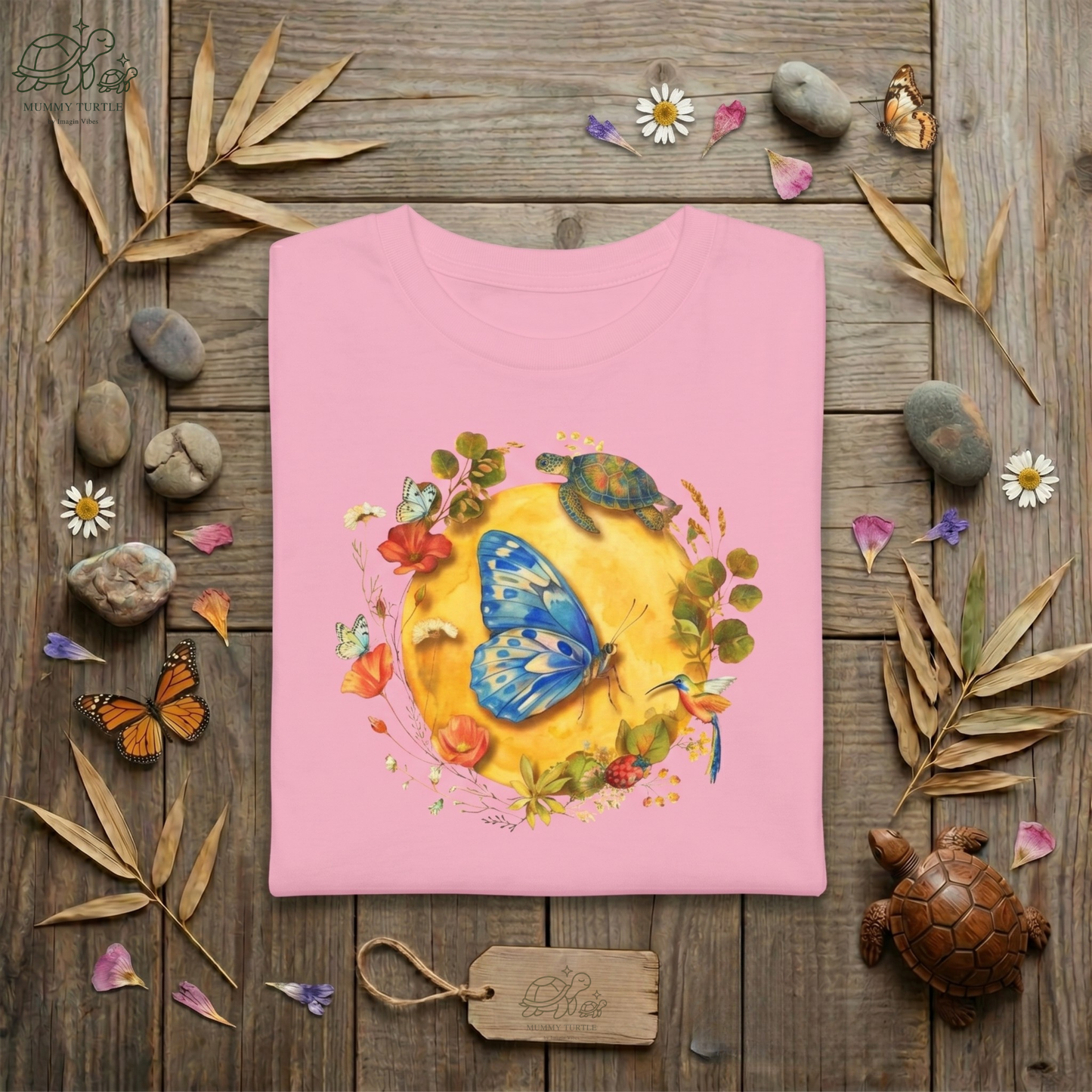Butterfly Moon Garden - Kids Fine Jersey Tee